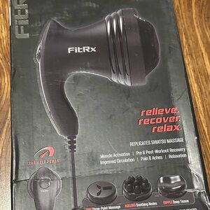 FitRx Shiatsu Massager in Black